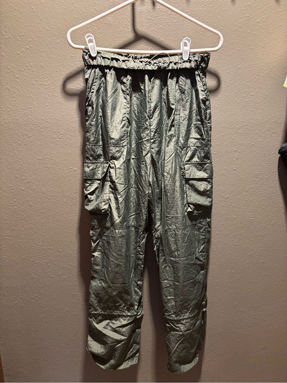 Rue21 Olive Cargo Pants with Elastic Waist